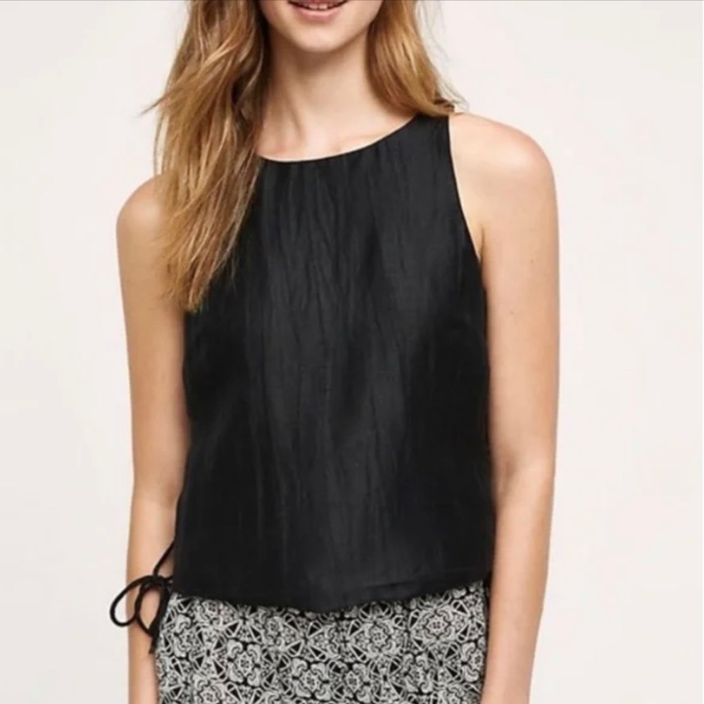 Anthropologie HD in Paris Minette Lace Up Tank Top